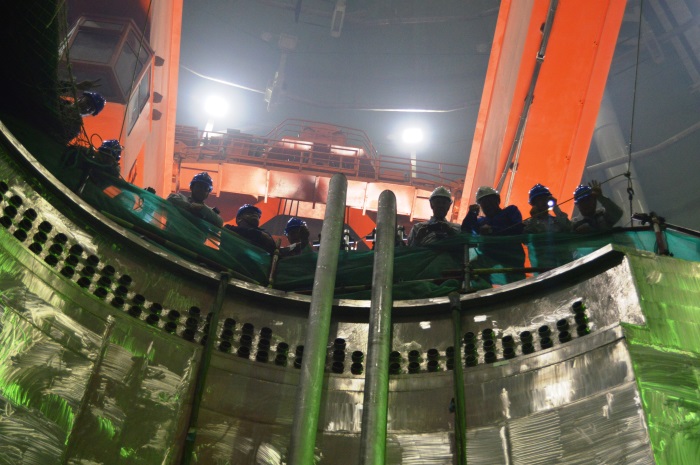 На третьем энергоблоке АЭС «Тяньвань» начат пролив систем на открытый реактор.