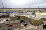На площадке ЛАЭС-2 началось бетонирование фундаментной плиты здания реактора.